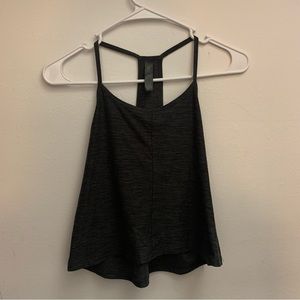 Kyodan Dark Gray Activewear Cropped Tank Top